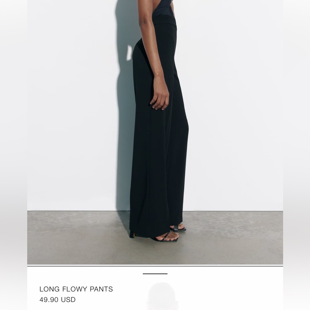 Zara long flowy pants